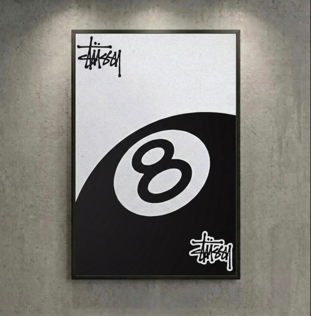 1. 8 Ball Street Art Poster ⭐