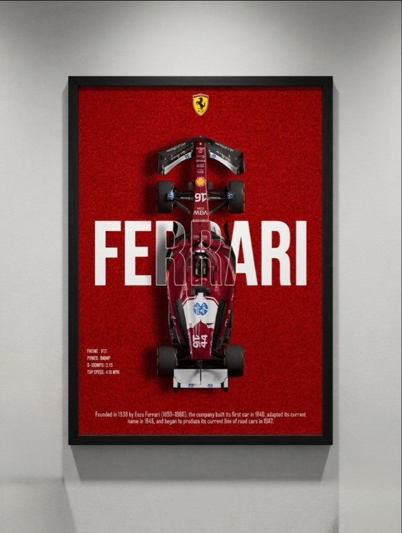 Ferrari Formula 1 | Premium Wall Art