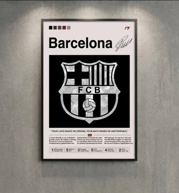 FC Barcelona | Heritage Crest Poster
