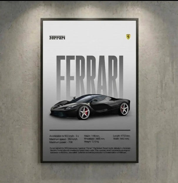 LaFerrari | Supercar Heritage Edition Poster