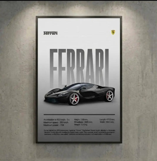 LaFerrari | Supercar Heritage Edition Poster