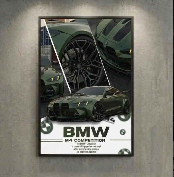 BMW M4 Competition | M Power Performance Poster