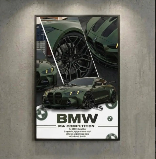 BMW M4 Competition | M Power Performance Poster